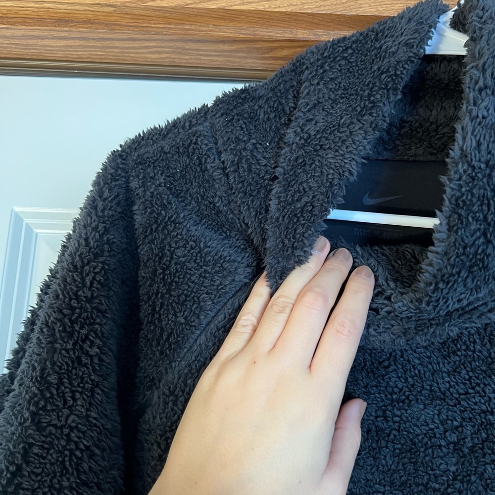 Fuzzy Nike Crewneck